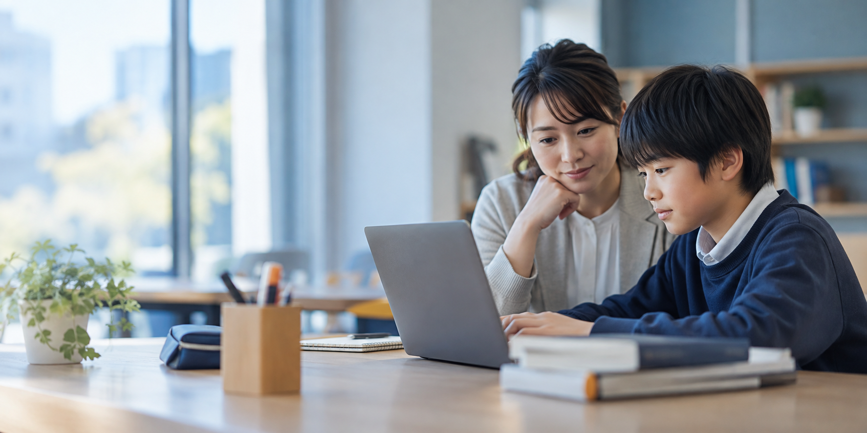 子どもと大人が学ぶ様子